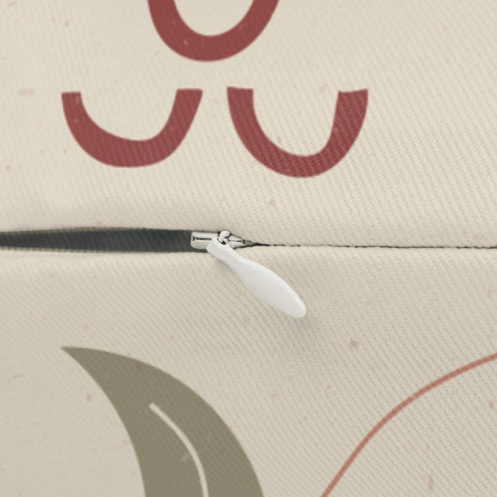 Boho Leaf Lumbar Pillow - Cozy Decorative Cushion for Home