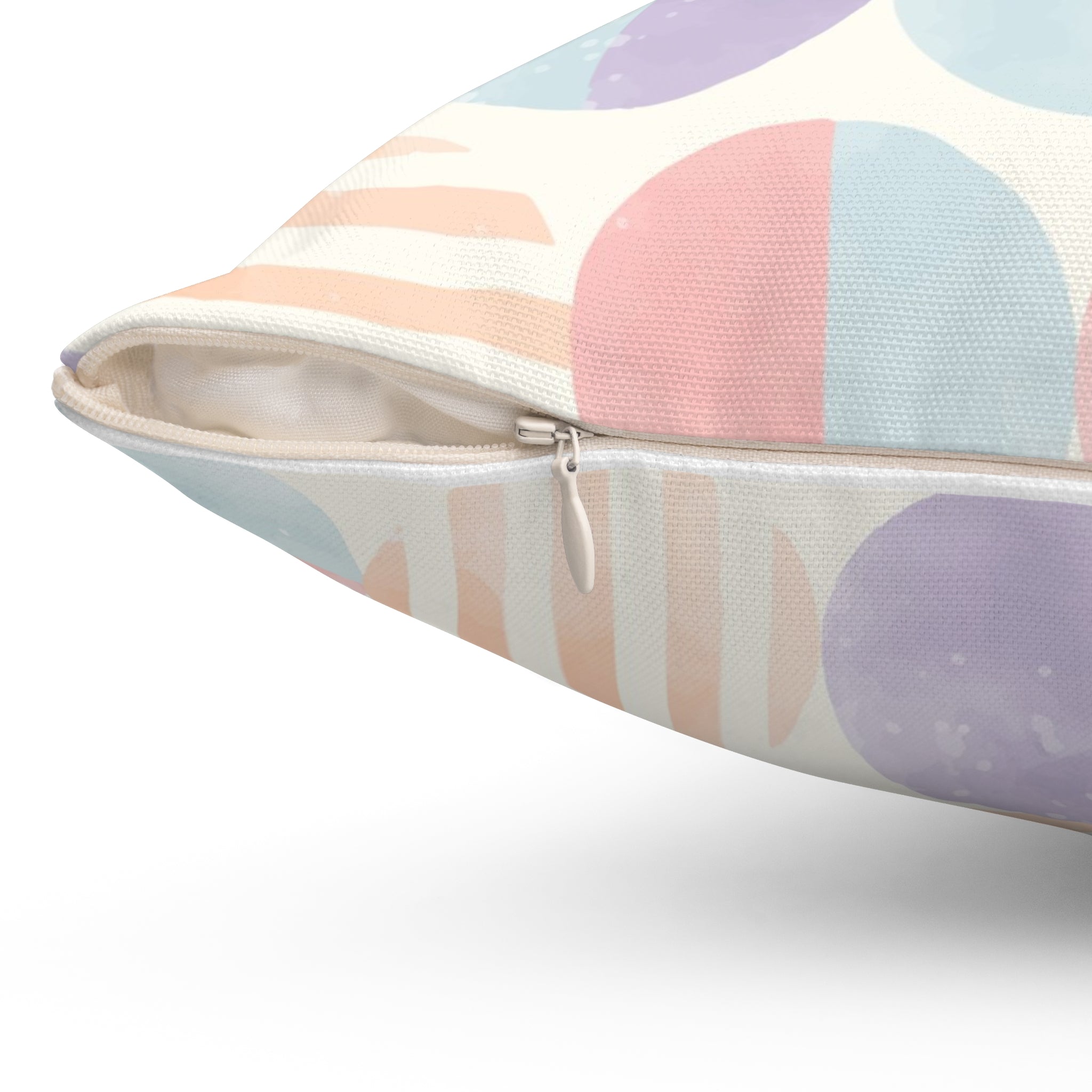 Pastel Geometric Pattern Pillow for Cozy Decor